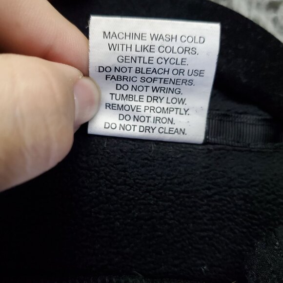 Sonic Jacket Womens Medium Black Bonded Fleece Full Zip Logo Stretch - Picture 5 of 10